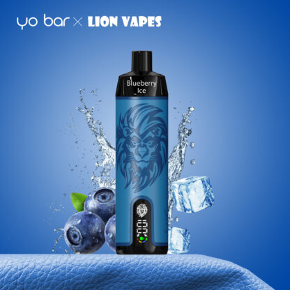 YO BAR  X  LION  VAPES - Blueberry Ice