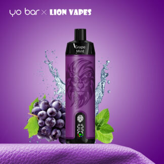 YO BAR  X  LION  VAPES - Grape Mint